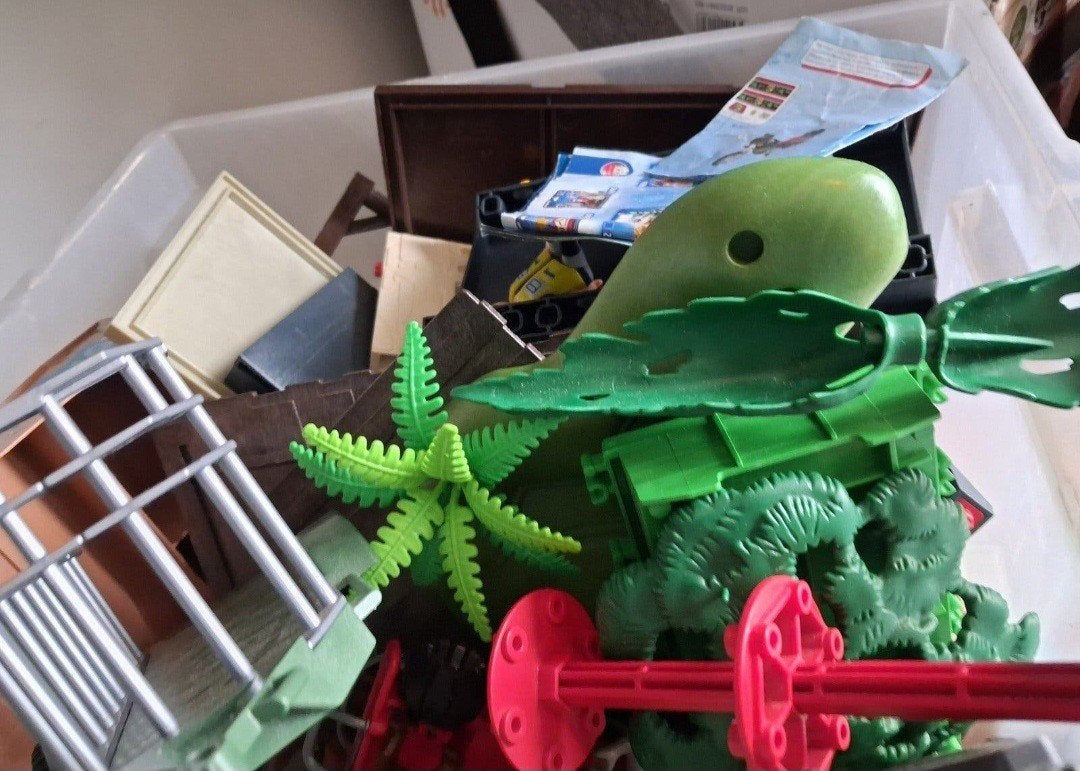 Grote partij Playmobil: piratenschip, fazenda, boerderij, Pirates, Gebruikt, Losse onderdelen, Overige typen