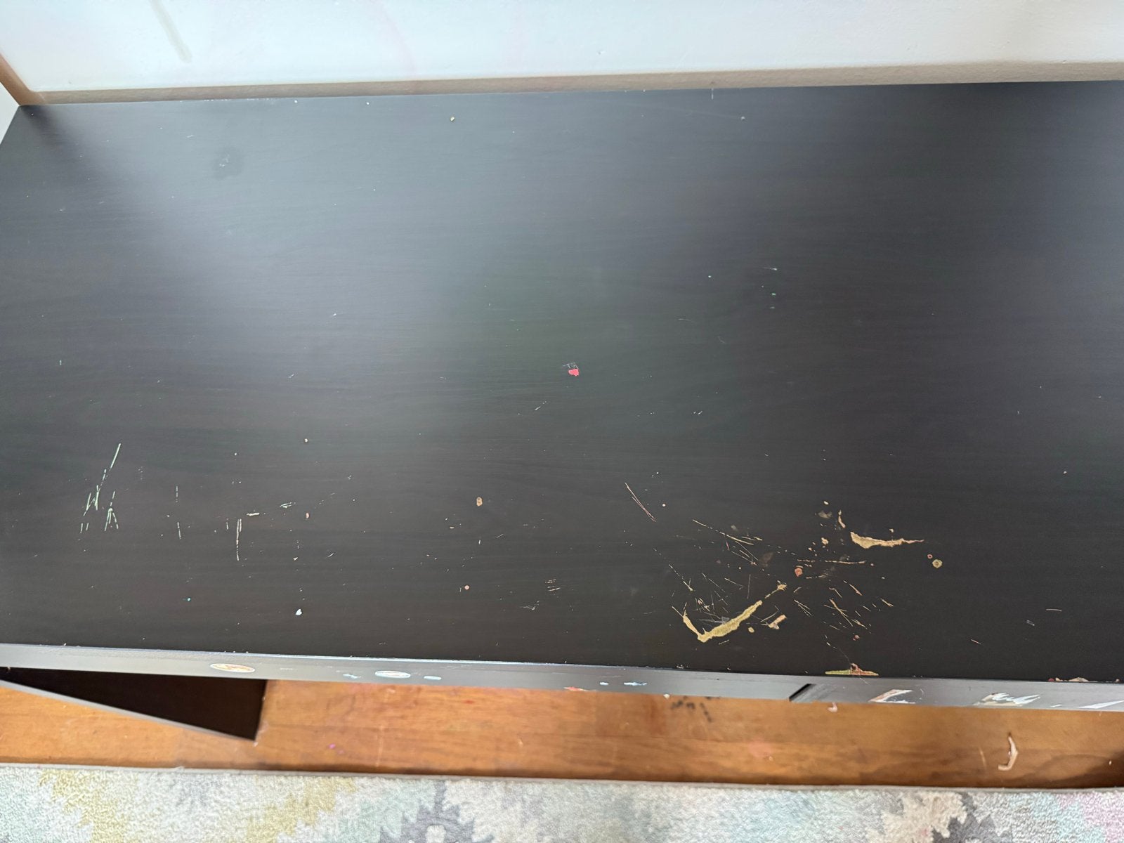 IKEA Micke bureau - gratis op te halen (spoed!), Ophalen, Zwart, Gebruikt, Met lades