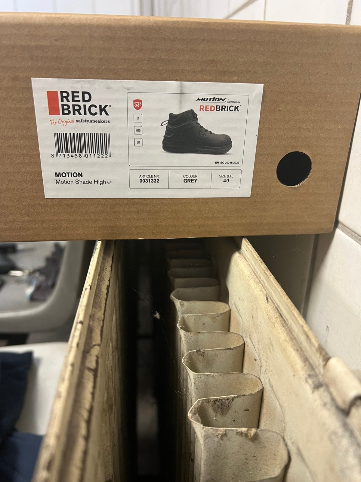 Nieuwe redbrick maat 40 veiligheidsschoenen nooit gedragen!, Ophalen of Verzenden, Zo goed als nieuw