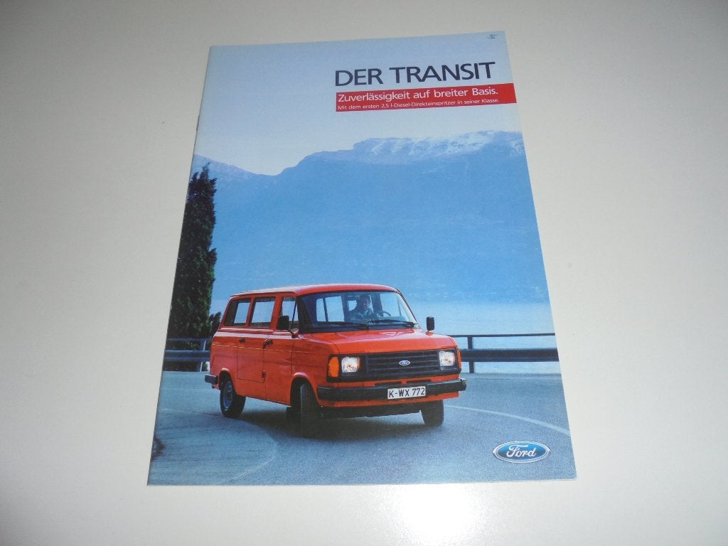 brochure Ford Transit  1985, Ophalen of Verzenden, Zo goed als nieuw, Ford