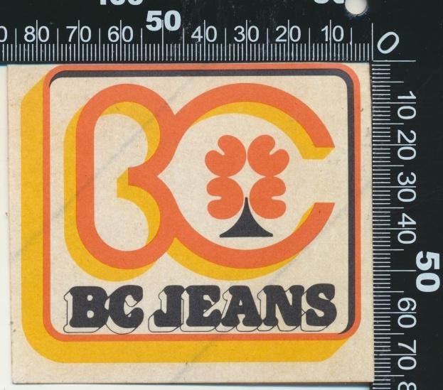 Sticker: BC Jeans (2), Ophalen of Verzenden, Zo goed als nieuw, Bedrijf of Vereniging