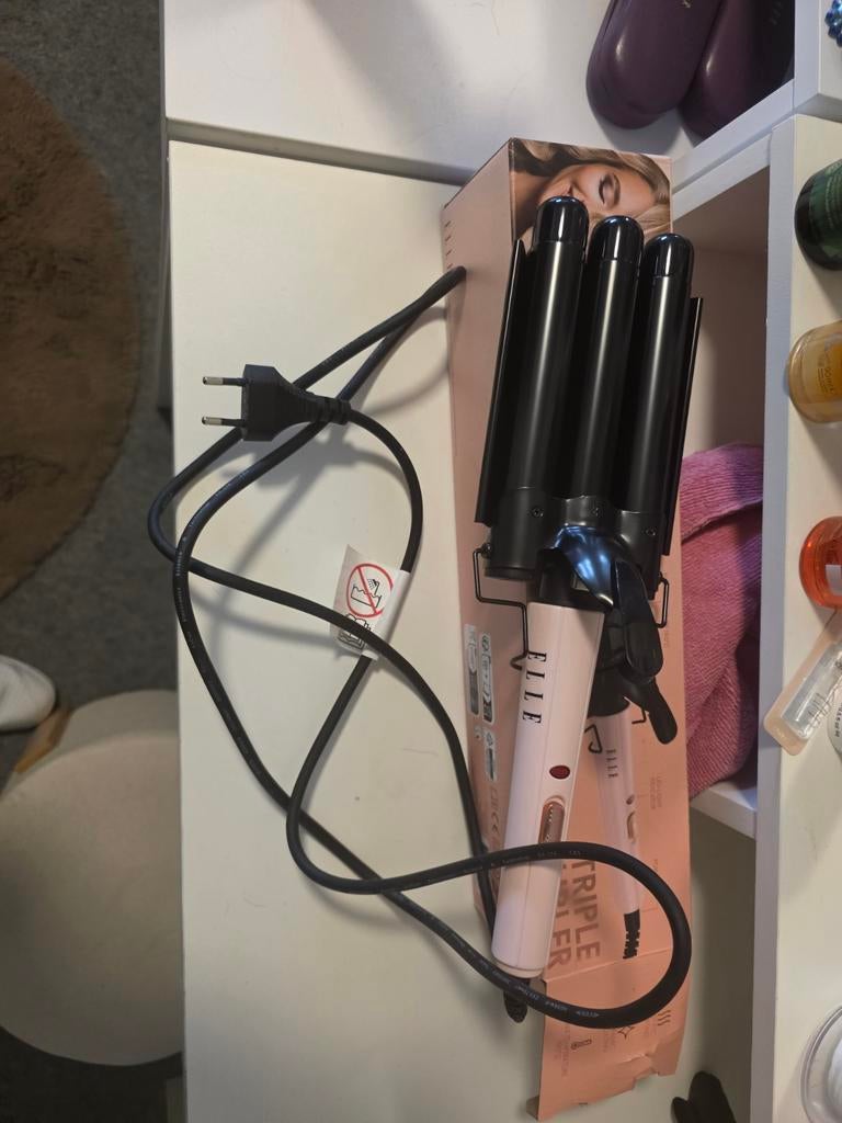 Elle Wave Curler - Zo goed als nieuw, inclusief doos, Sieraden, Tassen en Uiterlijk, Uiterlijk | Haarverzorging, Ophalen, Zo goed als nieuw