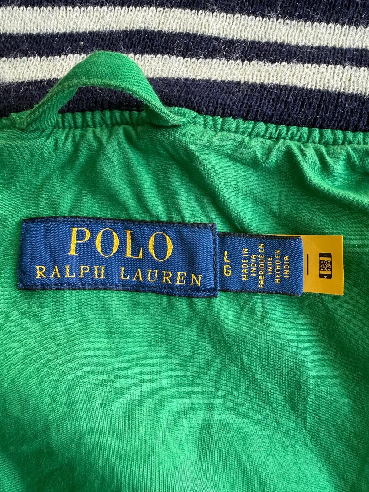 Polo Ralph Lauren varsity jack - Northeast Racquet Club, Ophalen, Zo goed als nieuw, Maat 52/54 (L), Groen