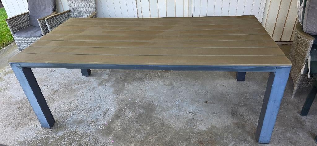 Tuintafel, Tuin en Terras, Tuintafels, Ophalen, Gebruikt, Rechthoekig