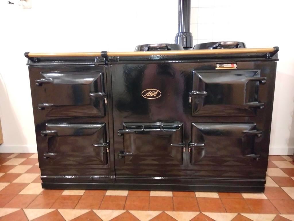 AGA gasfornuis zwart, Ophalen