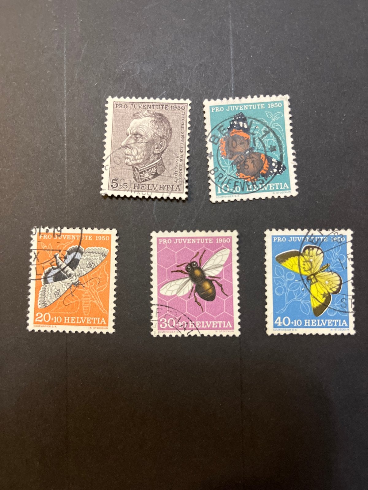 Pro Juventute gestempeld 1950 - Complete set, Postzegels en Munten, Ophalen of Verzenden, Gestempeld