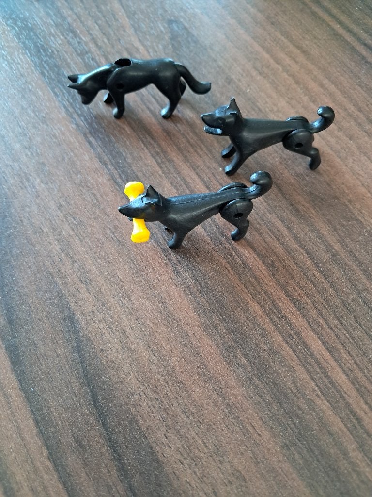 Honden (playmobil), Verzenden, Losse onderdelen, Zo goed als nieuw, Figuren