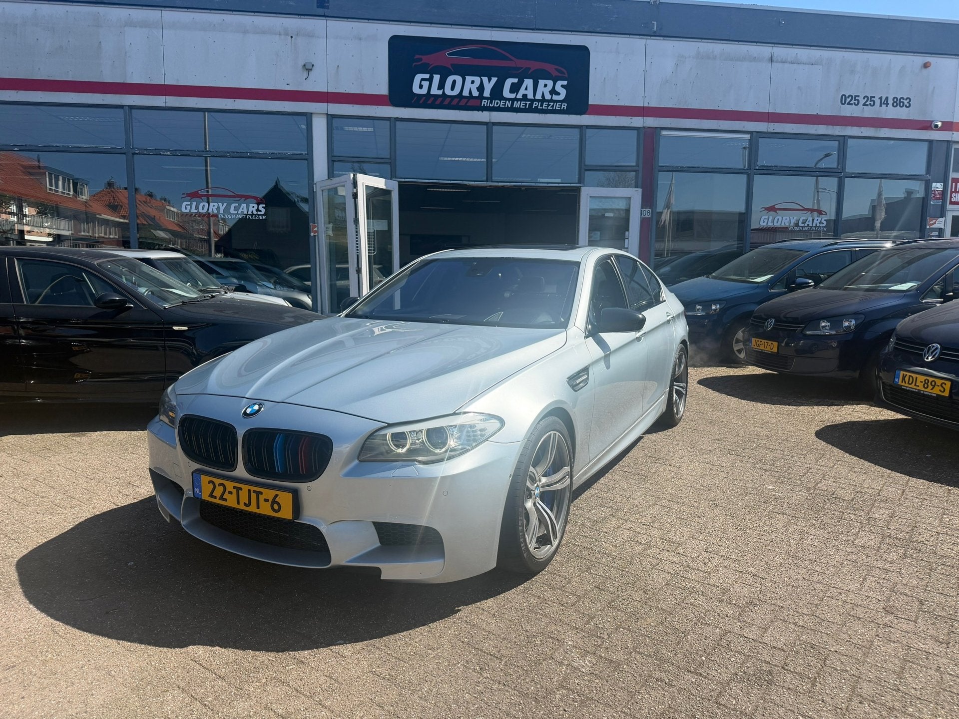 BMW 5-serie M5 AUTOMAAT-LEER-CAMERA, Auto's, Automaat, Euro 5, Achterwielaandrijving, Gebruikt