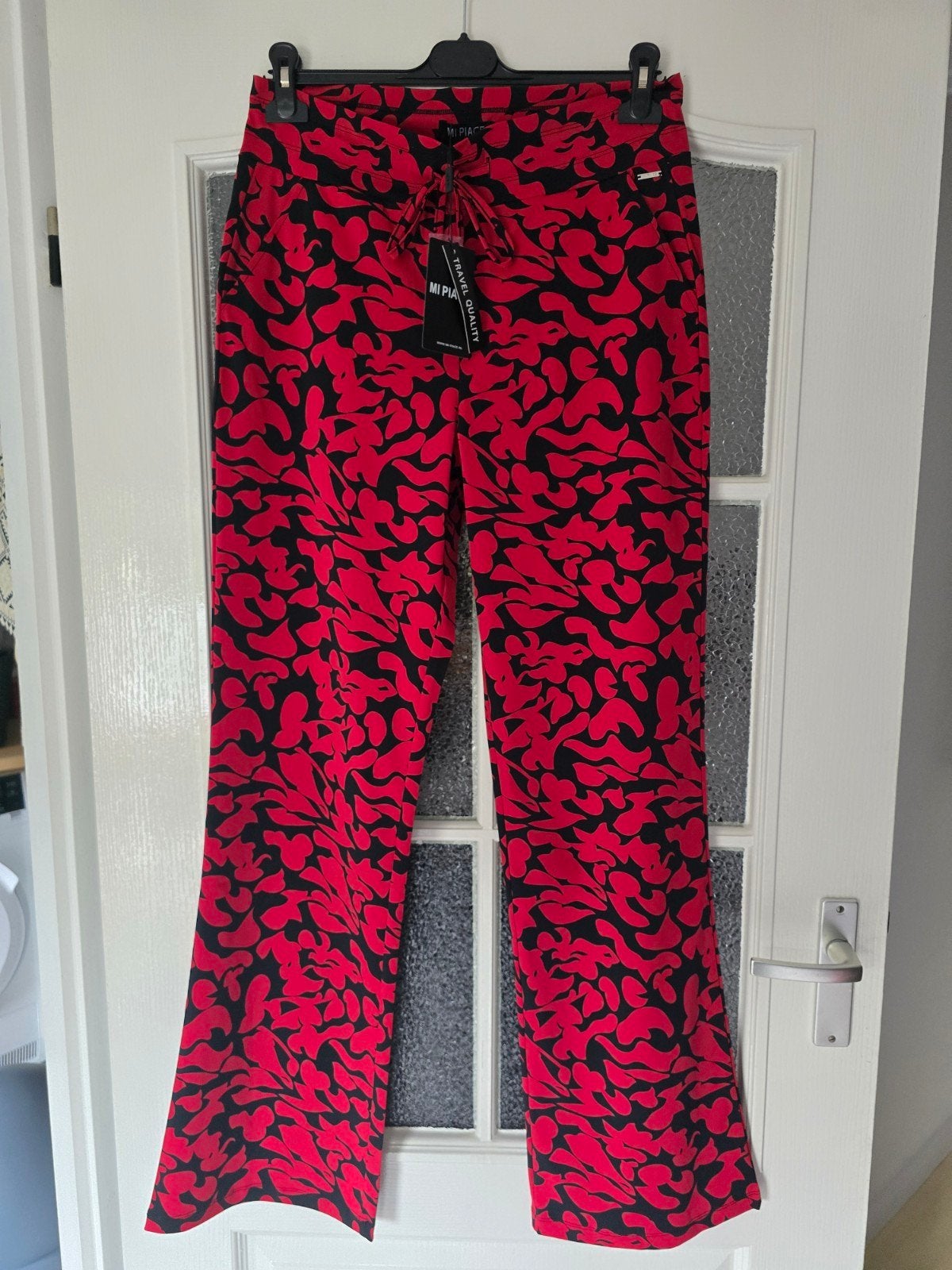nieuw mi piace wide leg xl zwart rood, Kleding | Dames, Zwart, Maat 46/48 (XL) of groter, Nieuw, Ophalen of Verzenden