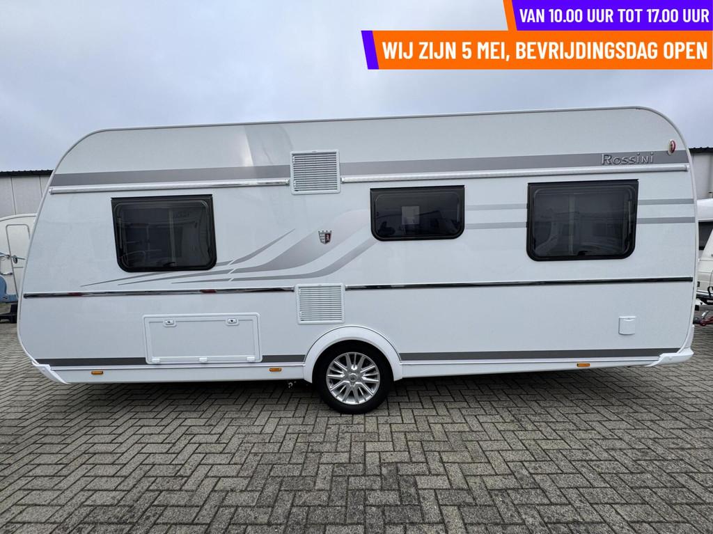Tabbert ROSSINI 490 TD  FRANSBED, RONDZIT, MOVER, DAKAIRCO, Rondzit, Tabbert, 7 tot 8 meter, Bedrijf