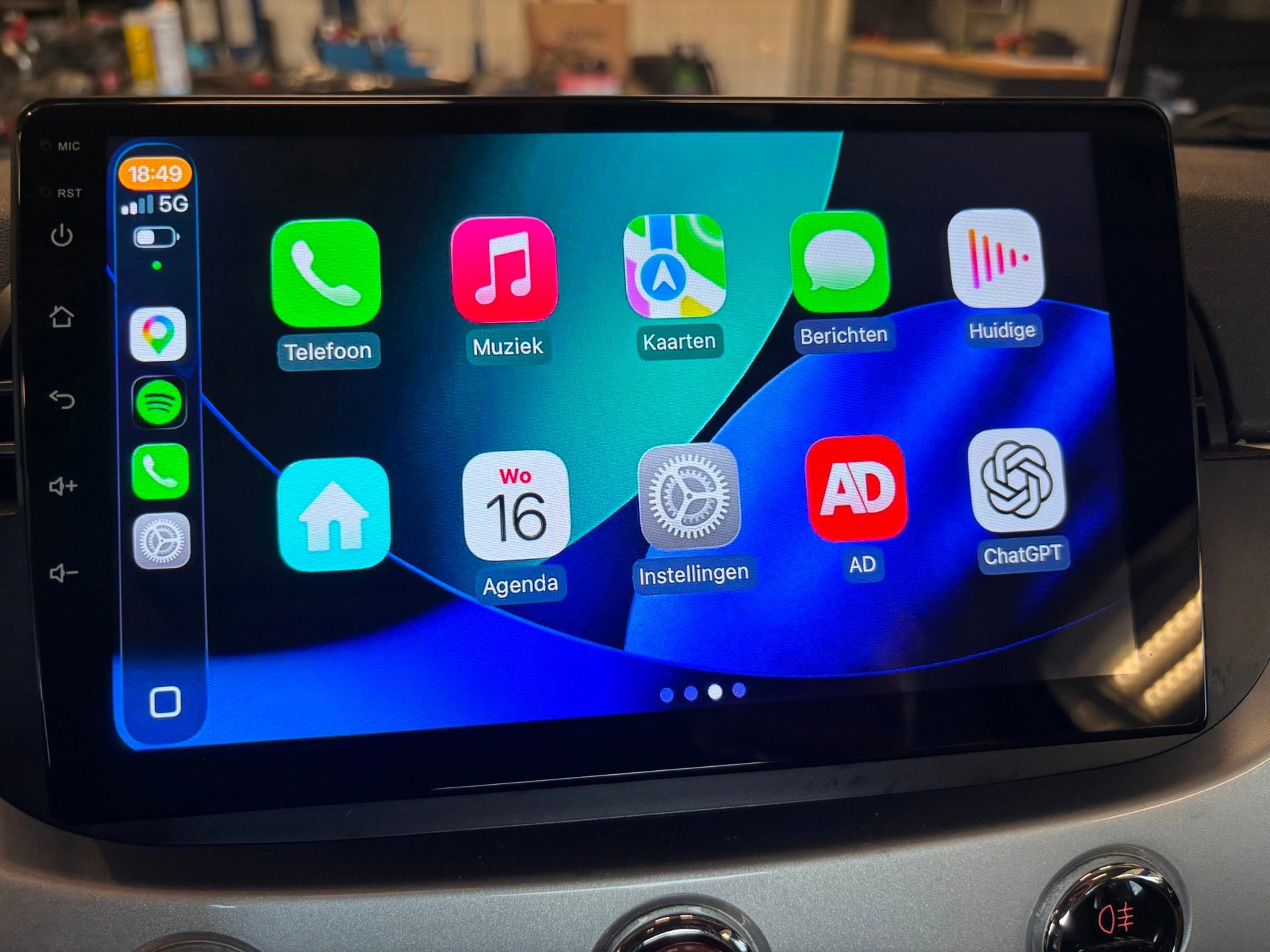 Fiat 500 1.2 Lounge | Apple Carplay | Pano | Automaat | Orig, Euro 5, Gebruikt, 1242 cc, 4 cilinders