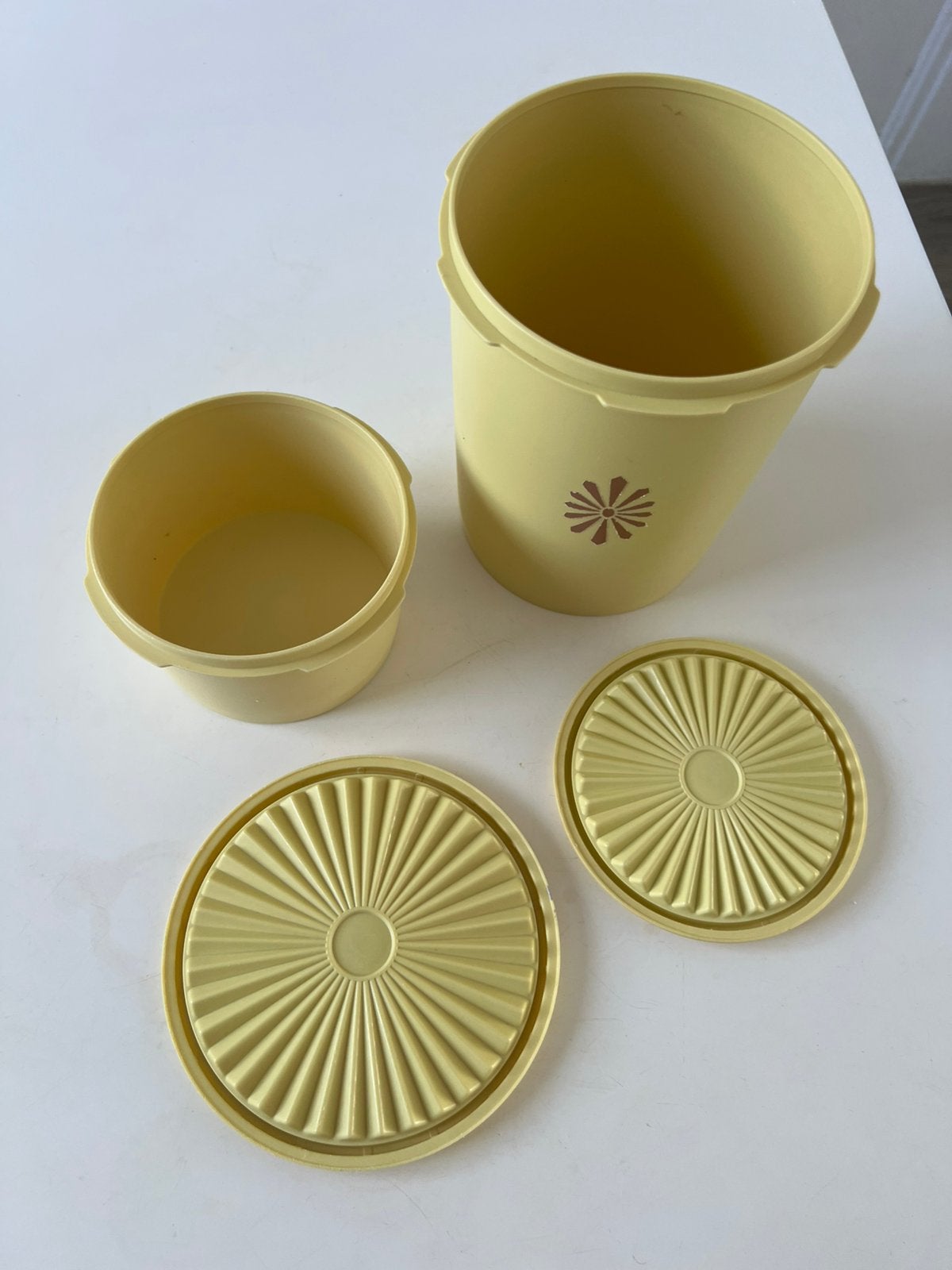 Tupperware gele Voorraadbussen, Huis en Inrichting, Keuken | Tupperware, Ophalen of Verzenden, Overige typen