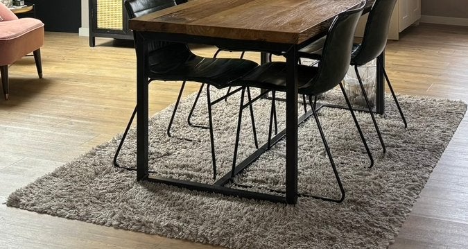 Vloerkleed, Ophalen, Gebruikt, Grijs, Tapijt