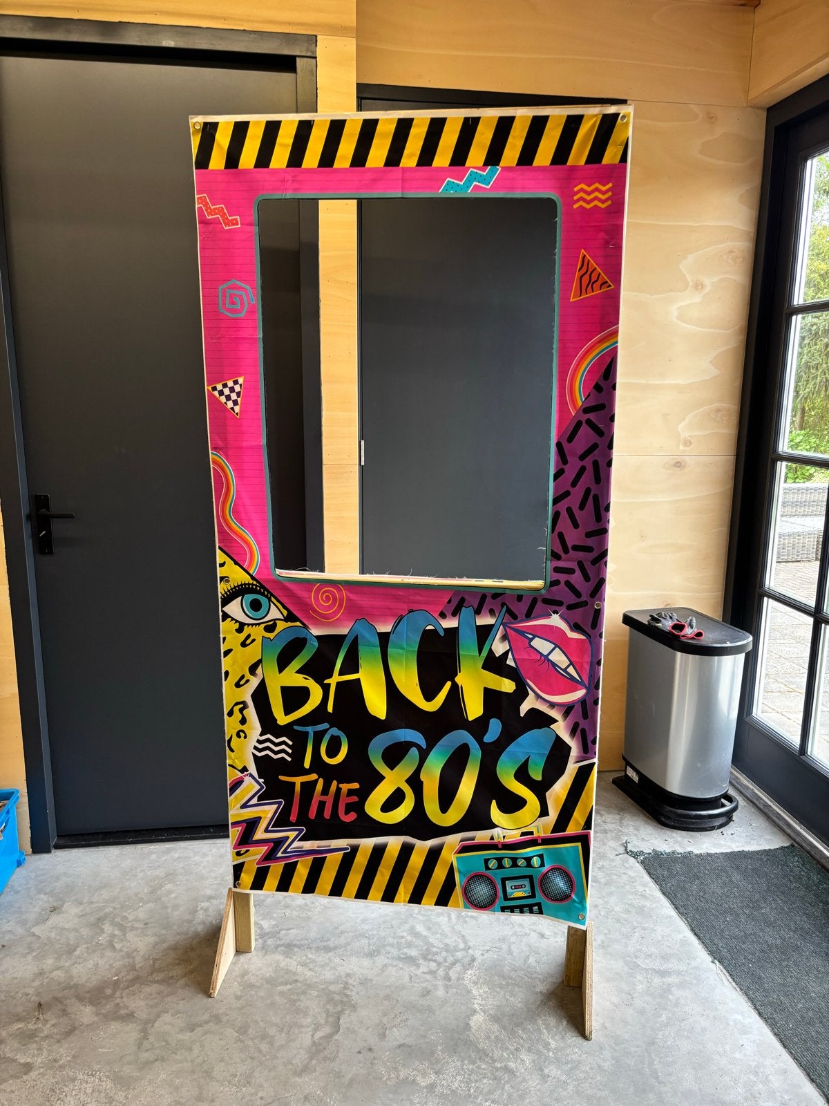 Back to the 80's/90's Fotobooth Paneel, Ophalen, Gebruikt, Versiering, Overige