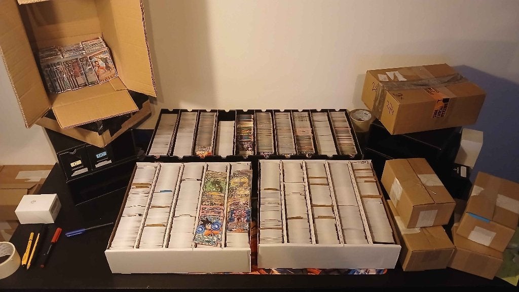 Dragonball Megabulk (45kg) Gesorteerd, Ophalen, Zo goed als nieuw, Meerdere kaarten, Foil
