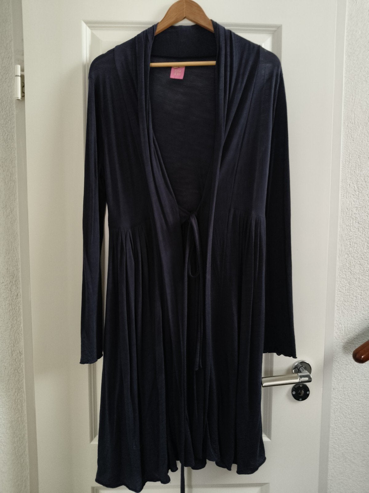 lang overslag vest van het merk Kyra & ko, Kleding | Dames, Ophalen of Verzenden, Zo goed als nieuw, Blauw
