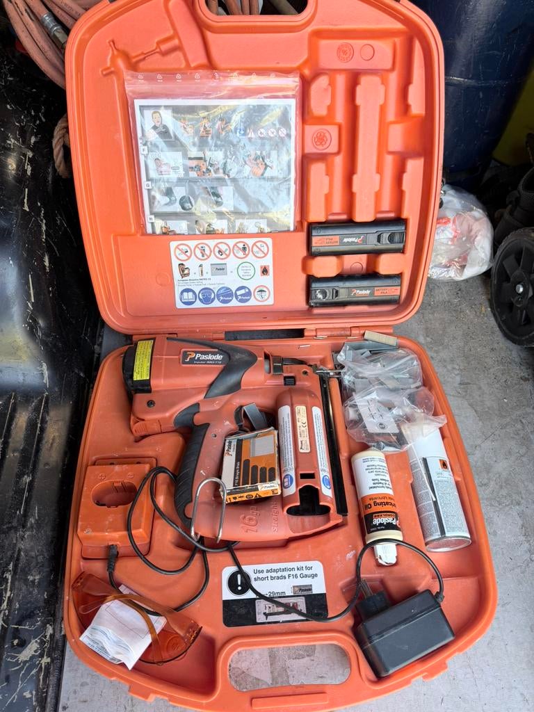 Paslode impulse IM65 F16, Paslodestraat, Info@paslode.nl, Ophalen of Verzenden, Spijkers
