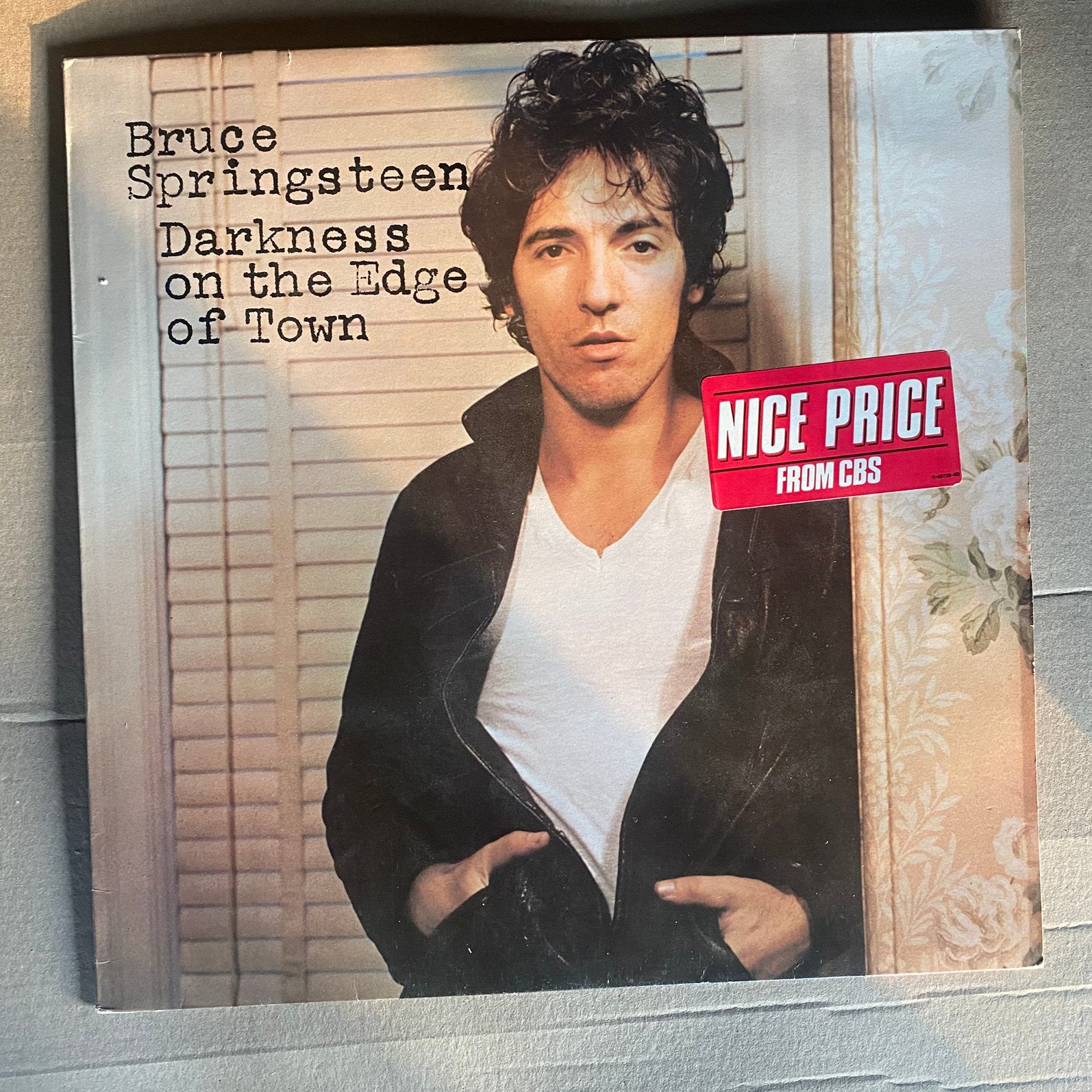 Lp - bruce Springsteen - darkness on edge of town, Cd's en Dvd's, Vinyl | Rock, Ophalen of Verzenden, Gebruikt, 12 inch, Poprock