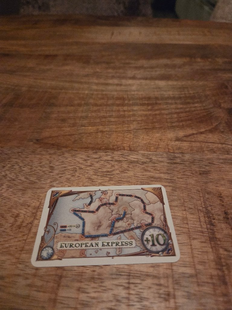 Ticket to Ride – European Express kaart, Hobby en Vrije tijd, Ophalen of Verzenden, Nieuw, Days of Wonder