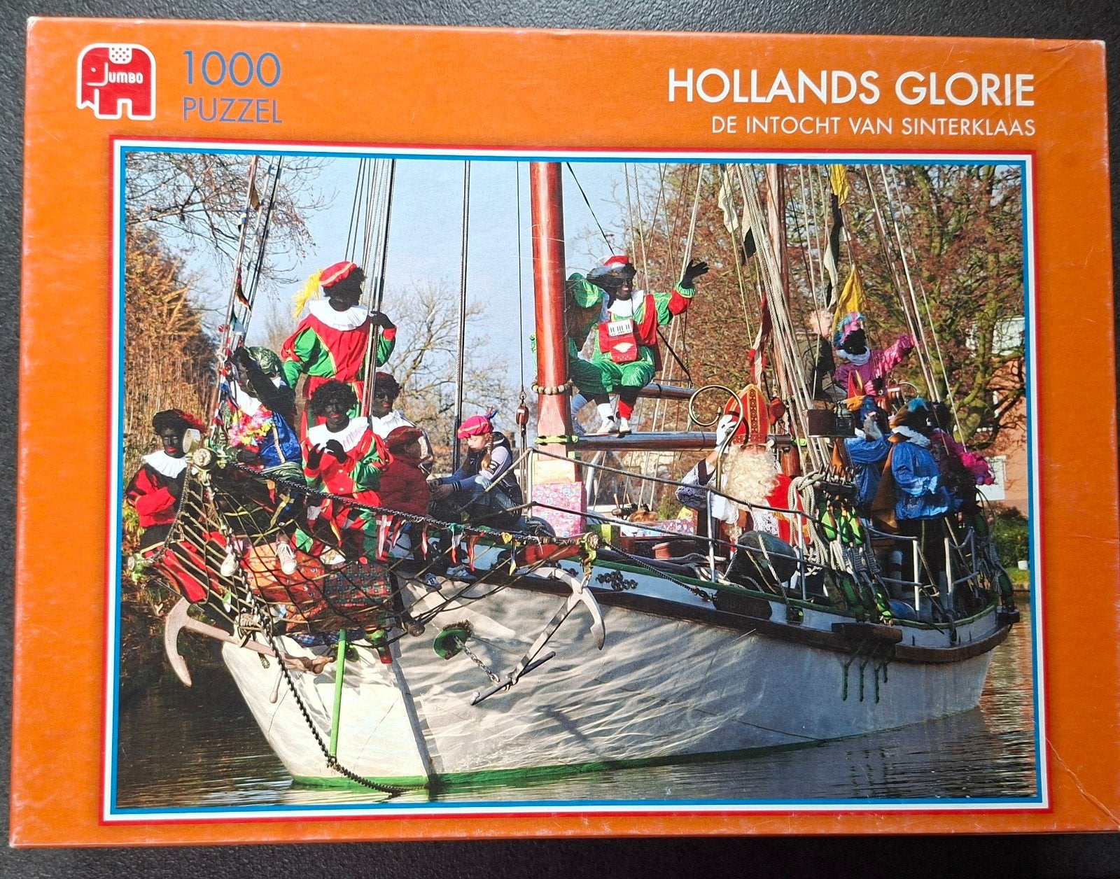 Puzzel De intocht van Sinterklaas (1000 stukken) Vintage, Ophalen of Verzenden