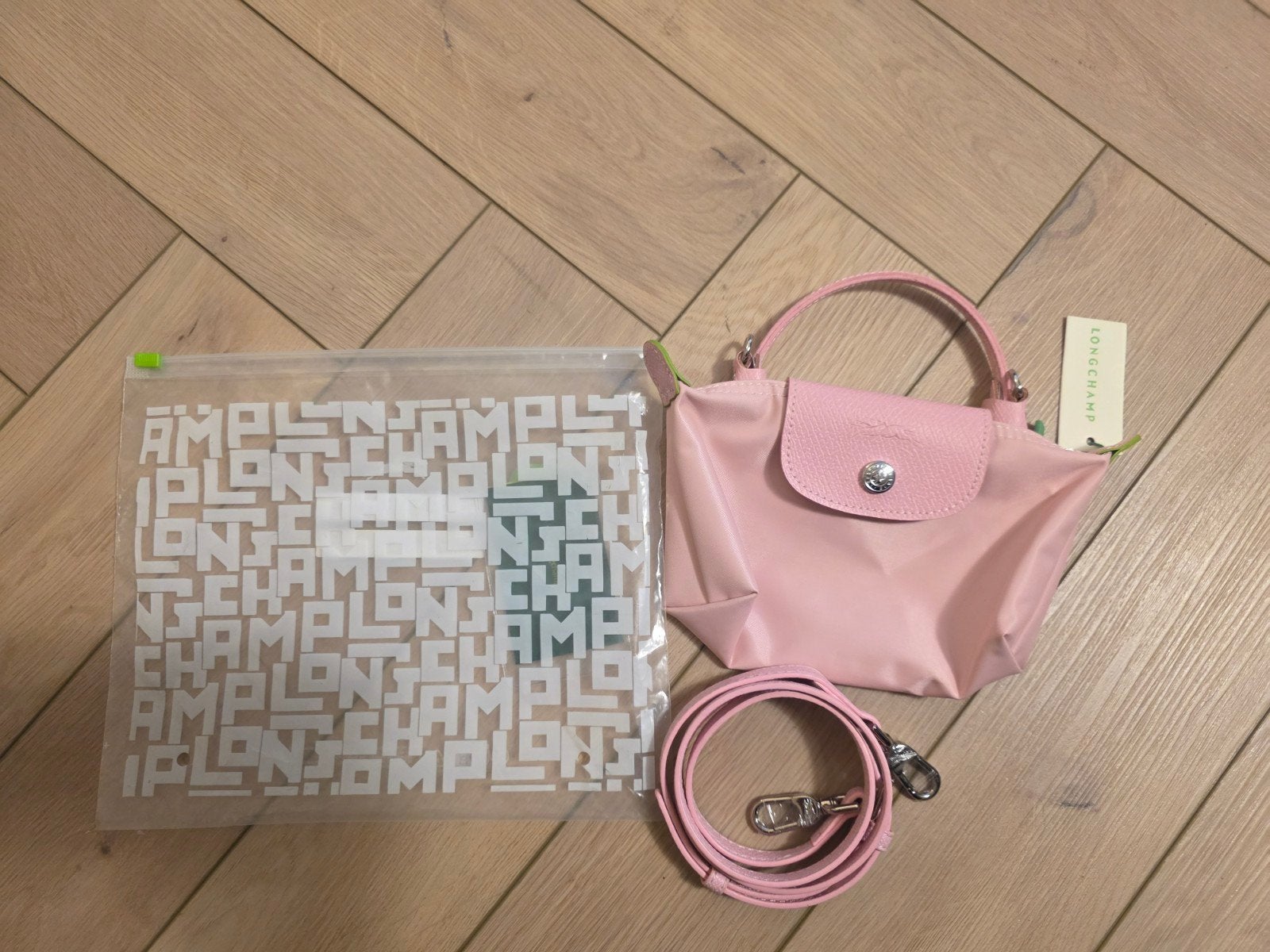 Longchamp mini, Ophalen of Verzenden, Nieuw, Blauw, Handtas