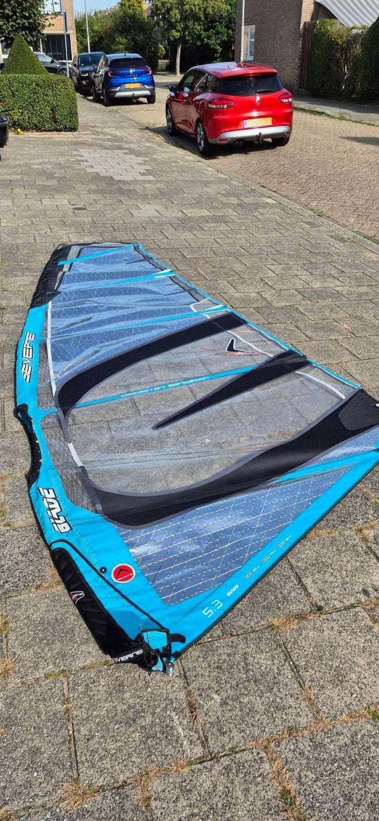 Severne Blade 5.3 m2 windsurfzeil, Watersport en Boten, Ophalen, 5 tot 6.5 m², Zeil, Gebruikt