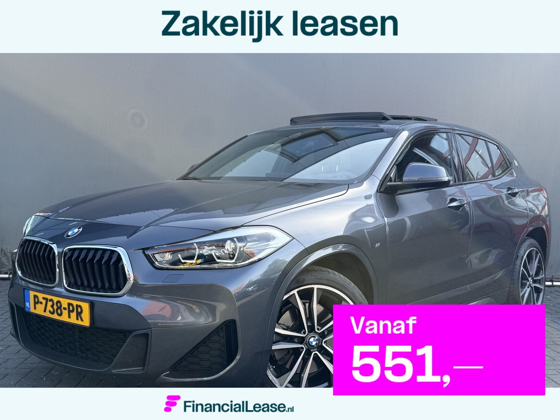 BMW X2 BWJ 2021 xDrive20i 179 PK High Executive M-SPORT PANO, Automaat, 1998 cc, X2, Gebruikt