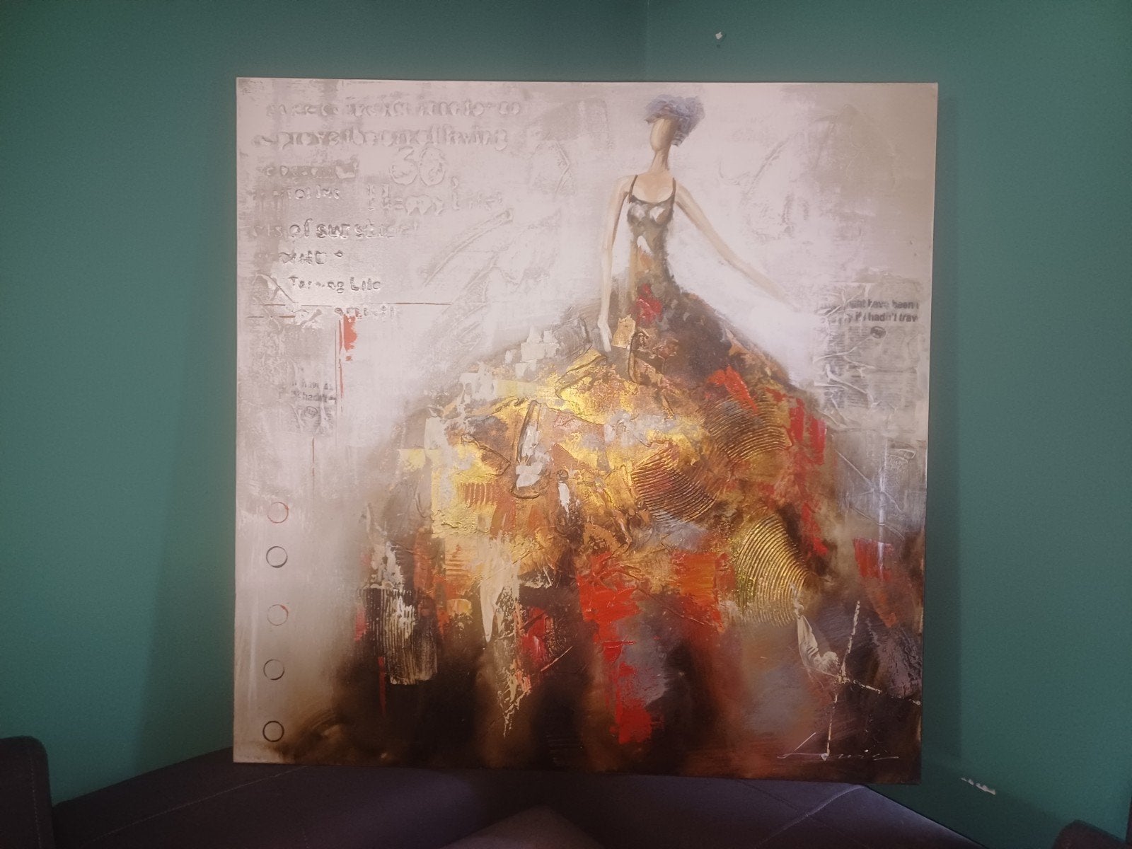 Donna di Edgar Ramirez, Antiek en Kunst, Kunst | Schilderijen | Modern, Ophalen