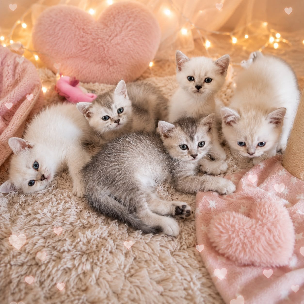 Britse korthaar kittens, Meerdere dieren, Ontwormd