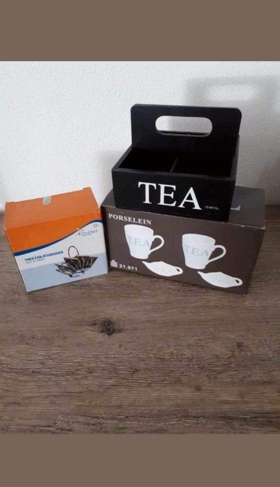 thee accessoires set, Overige typen, Nieuw, Ophalen of Verzenden, Glas