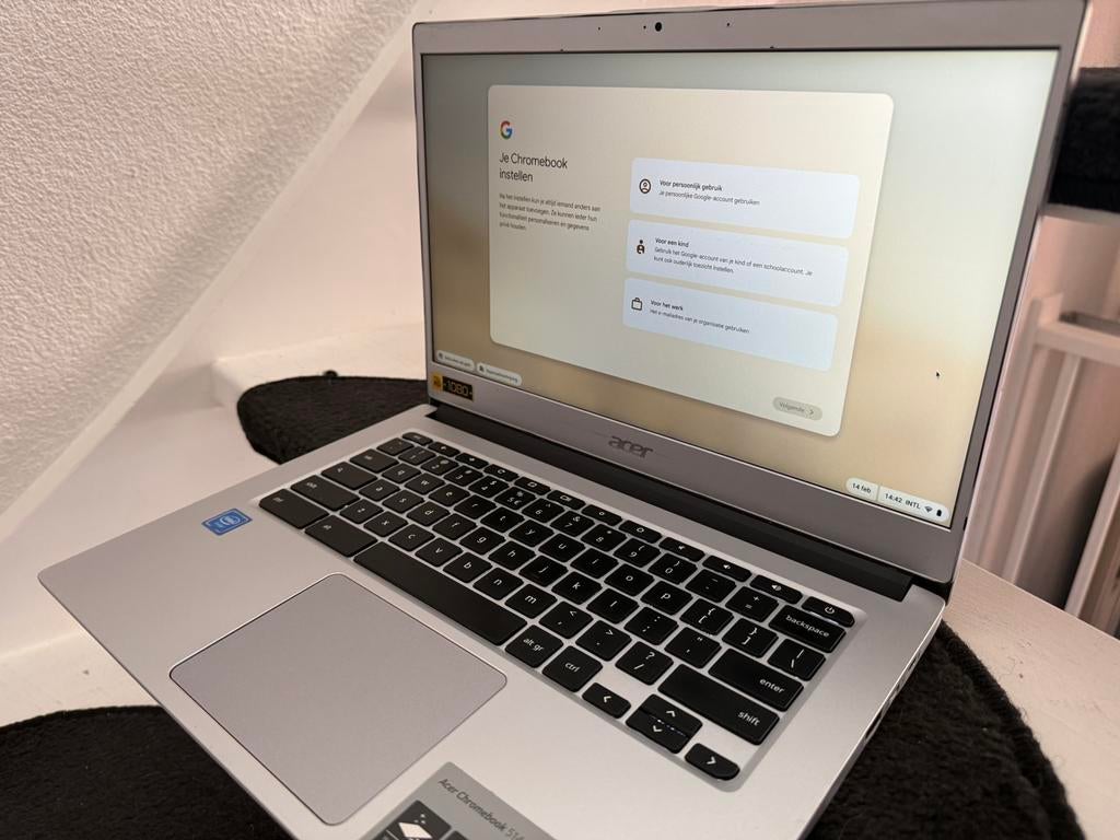 Acer Chromebook met touchscreen, 14 inch, Qwerty, Touchscreen, Ophalen of Verzenden