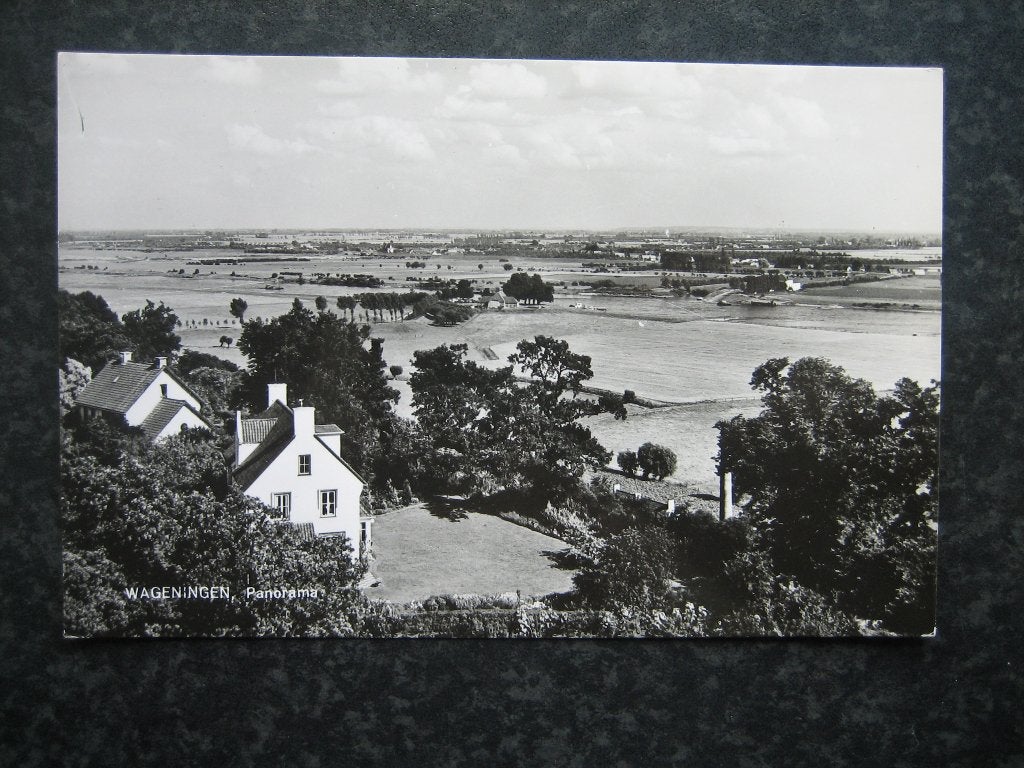 WAGENINGEN panorama 1967, Ophalen of Verzenden, 1960 tot 1980, Gelderland