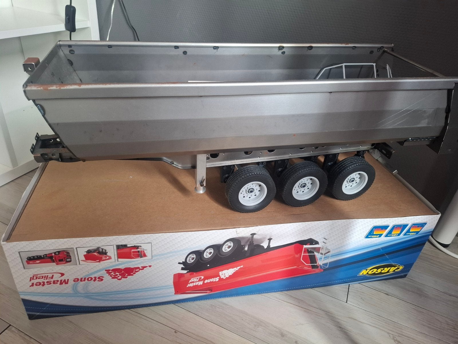 kieptrailer carson / tamiya / 1:14  nieuw, Hobby en Vrije tijd, Ophalen, Nieuw
