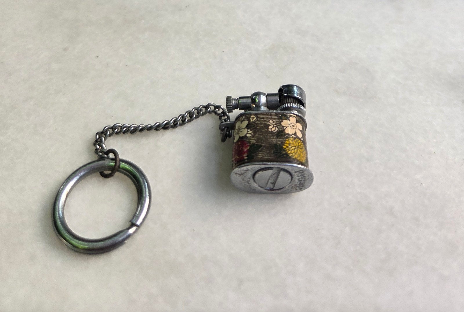 Vintage Pygmy miniatuuraansteker sleutelhanger - Japan, Ophalen of Verzenden, Gebruikt