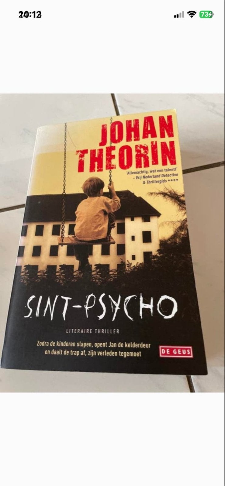 Johan Theorin - Sint-Psycho (Literaire Thriller), Ophalen of Verzenden, Gelezen, Europa overig