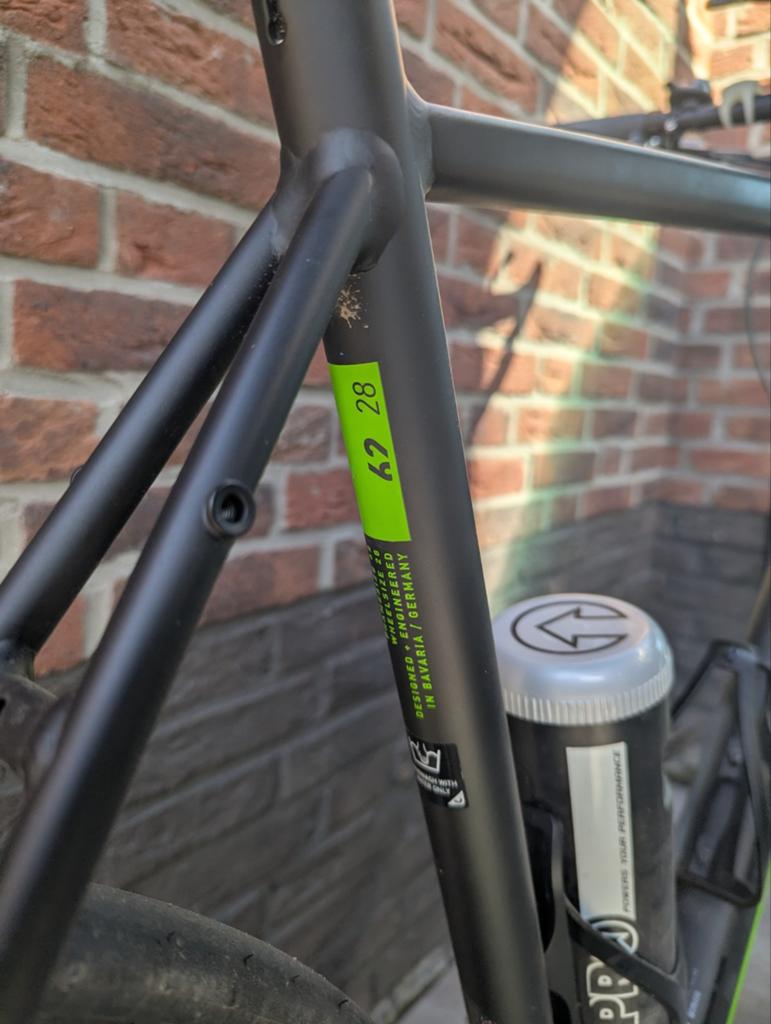 Cube SL Road racefiets met Shimano 105, 28 inch, Zo goed als nieuw, 61 tot 65 cm, Meer dan 20 versnellingen