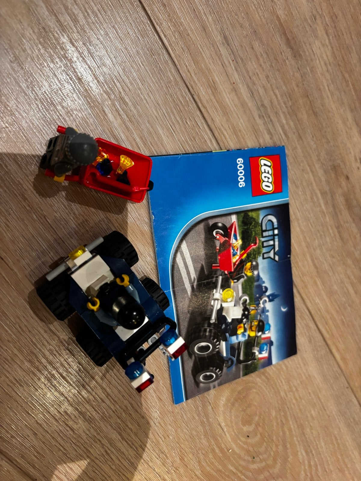 9906) Lego City 60006 Politie Quad met boef en buit, Lego, Ophalen of Verzenden, Compleet, Complete set