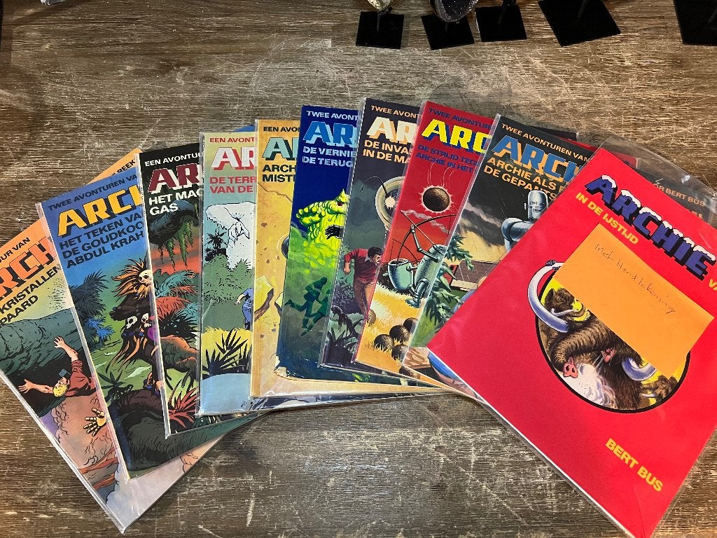 Archie de man van staal serie compleet 1 t/m 10, Complete serie of reeks, Ophalen of Verzenden, Zo goed als nieuw