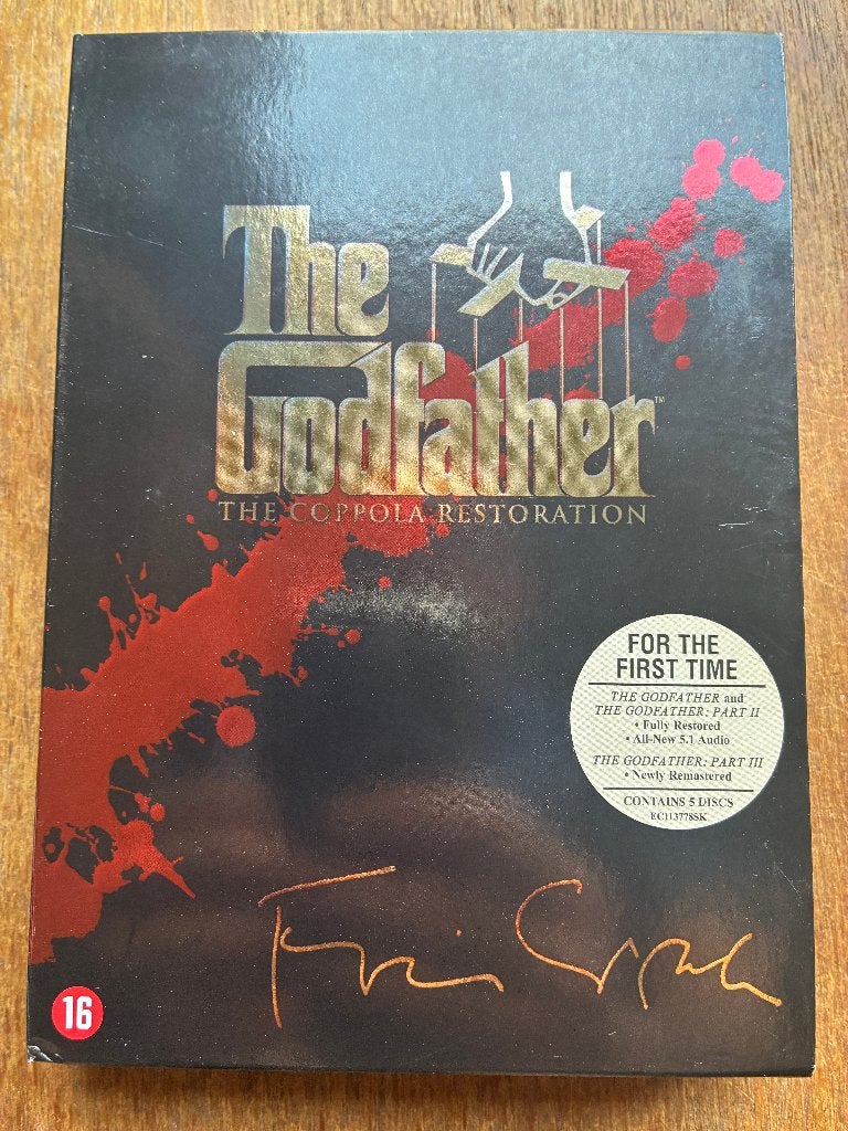 The Godfather DVD box deel 1-2-3 COMPLEET (4-DVD), 1960 tot 1980, Engels, Nederlands, Drama