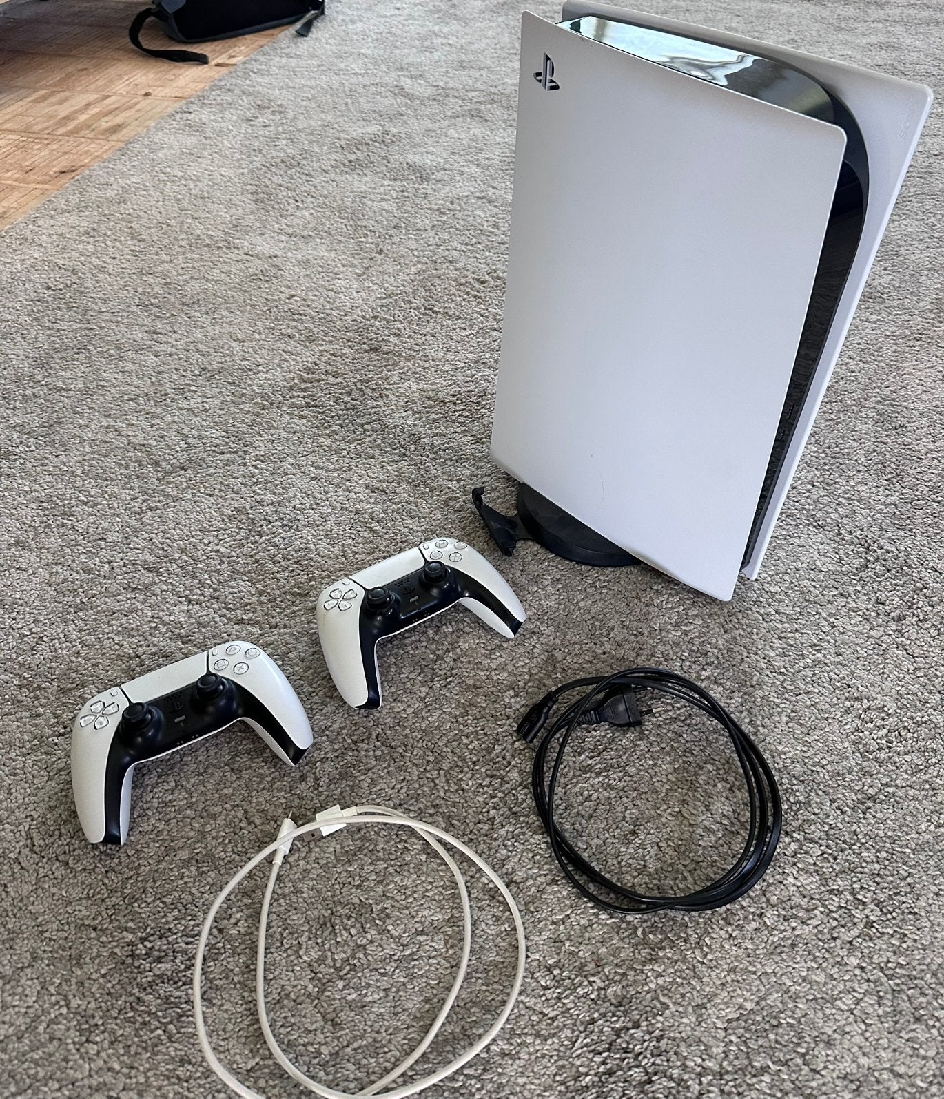 Playstation 5 digital (eventueel met monitor), Spelcomputers en Games, Ophalen of Verzenden, Zo goed als nieuw, Playstation 5