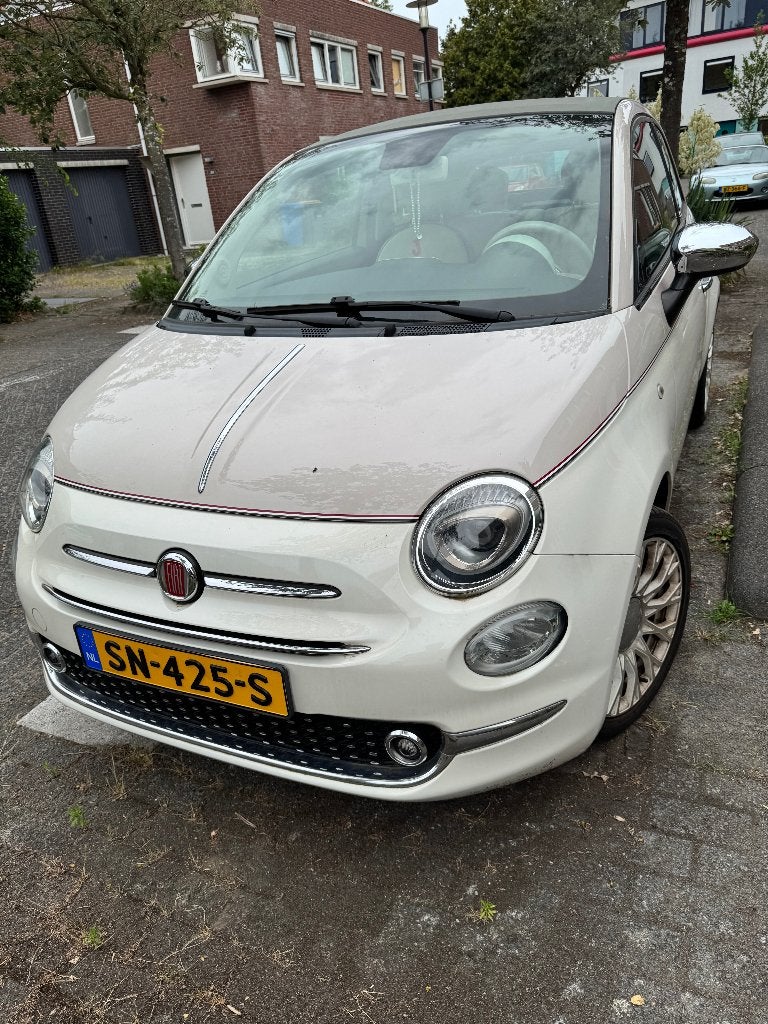Fiat 500 0.9 Forever Young Automaat, Wit, Leder, 26 km/l, Particulier