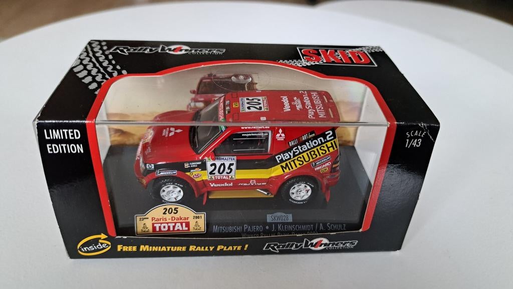 EDICOLA MITSUBISHI PAJERO PARIS DAKAR 2001 1:43, Ophalen of Verzenden, Nieuw, Auto, Overige merken