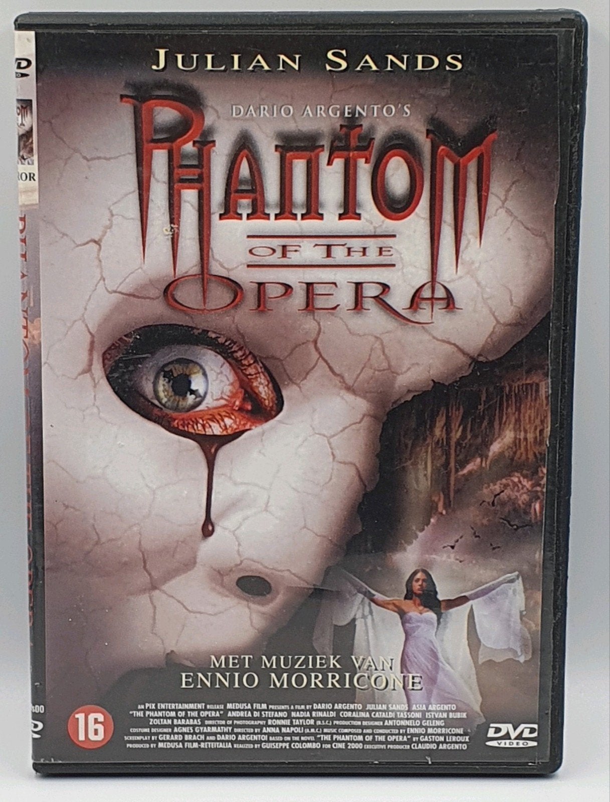 Dario Argento's The Phantom of the Opera DVD (Horror), Bonusmateriaal, Vanaf 16 jaar, Nederlands, Ophalen of Verzenden