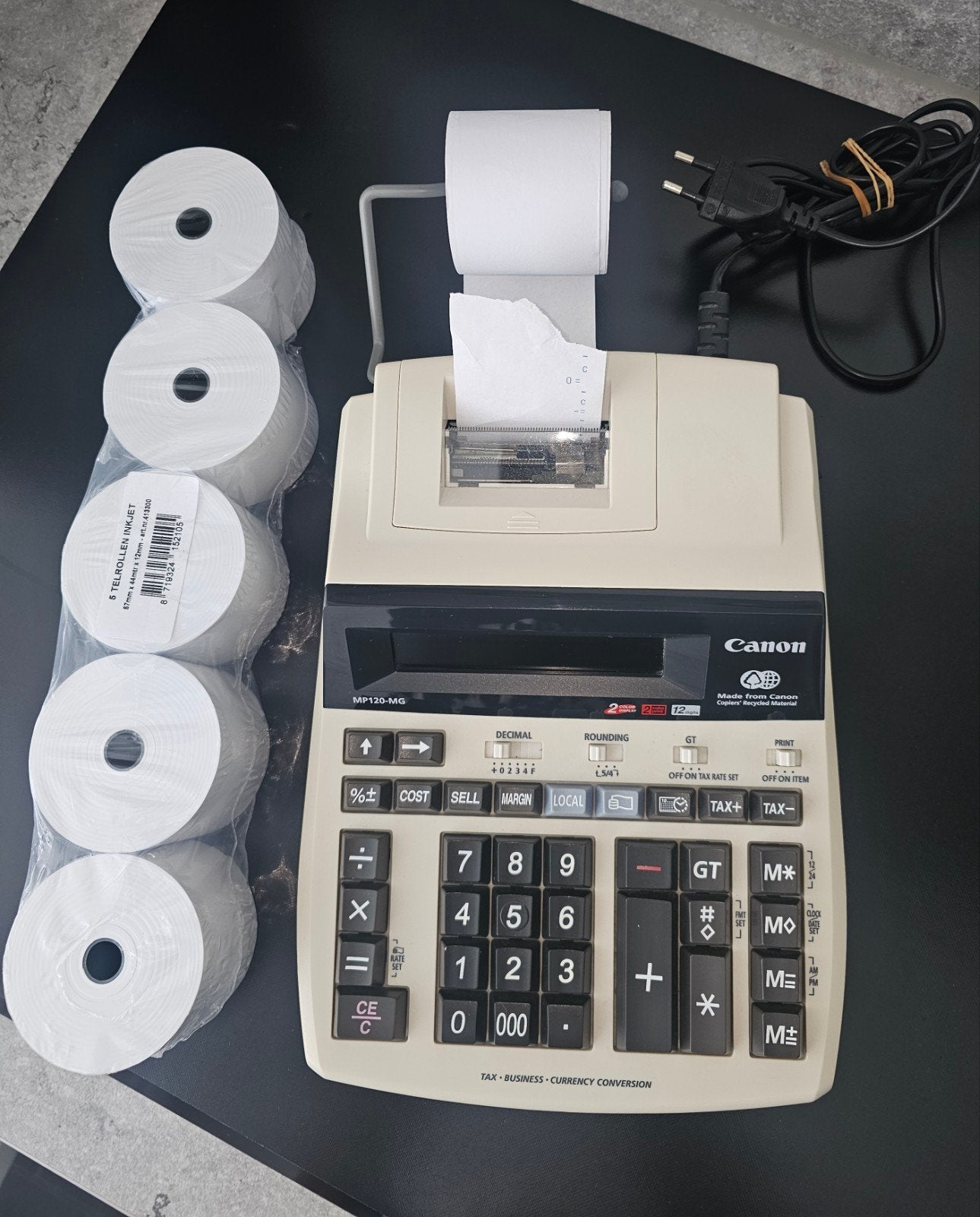 Canon rekenmachine met printer incl pak nieuwe rollen, Ophalen, Overige typen