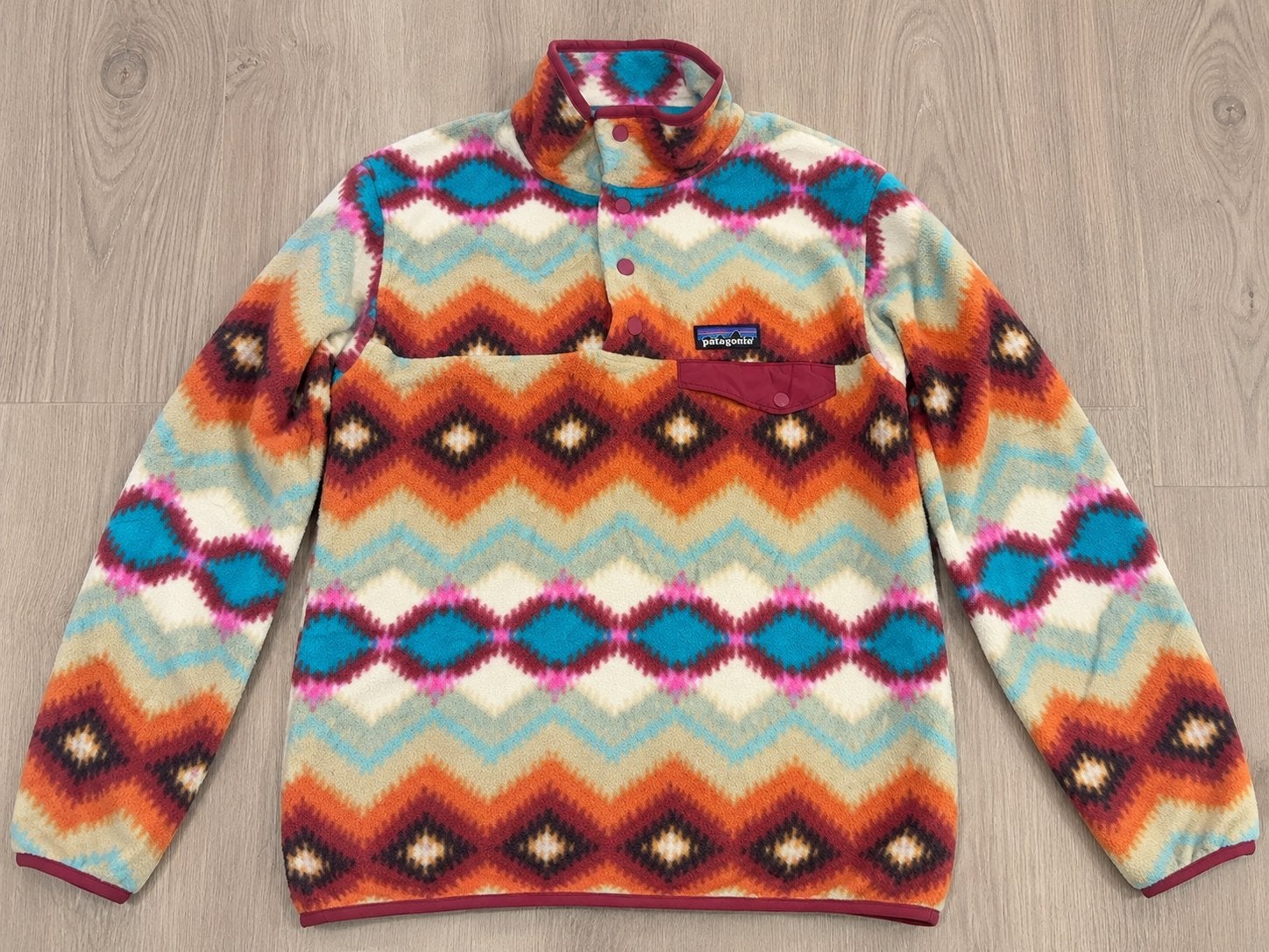 Patagonia Synchilla Snap-T Fleece XXS - Aztec Print, Patagonia Europe Coöperatief U.A., Directsales.europe@patagonia.com, Zo goed als nieuw