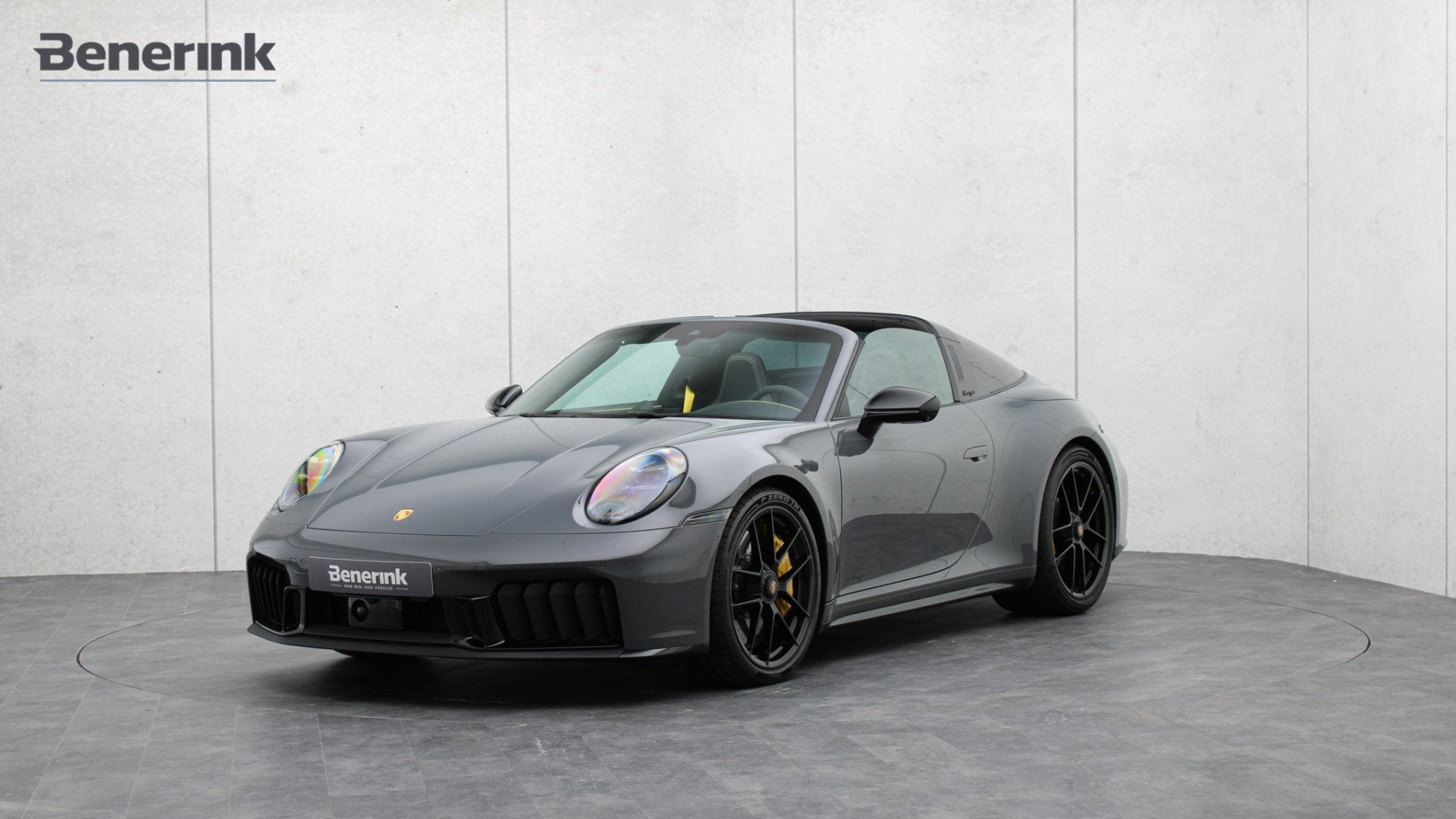 Porsche 911 992.2 Targa 4 GTS | Burmester | PCCB | Lift | St, Auto's, 12 maanden, Gebruikt, Zwart, Leder