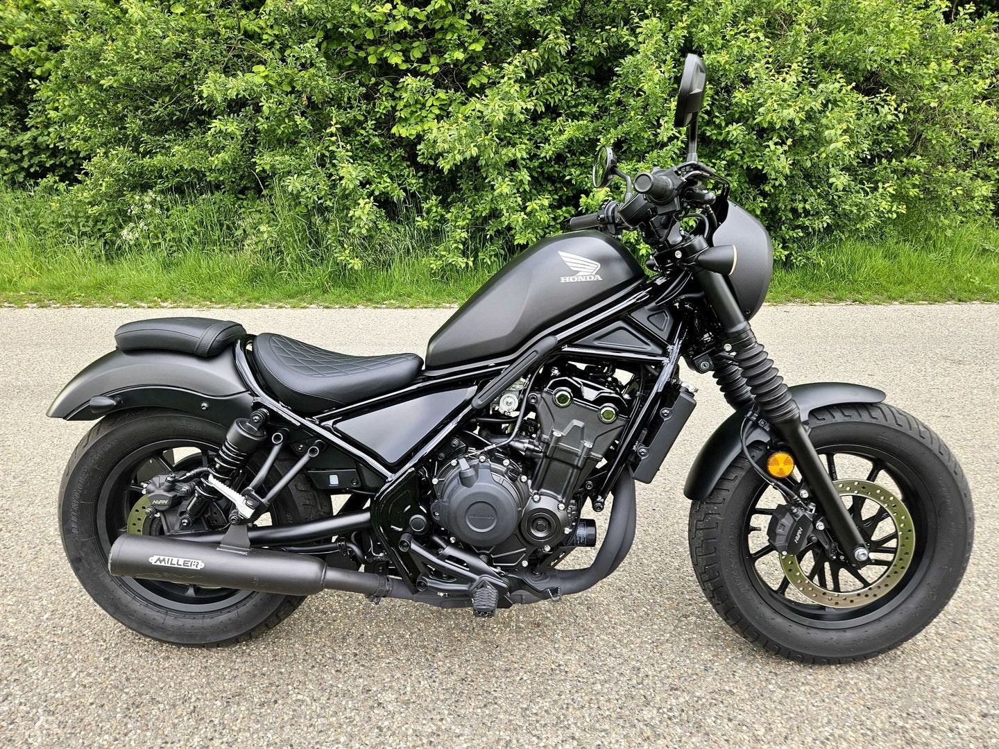 HONDA CMX500 REBEL S 2022 MILLER DEMPER 2147 KM LED TOPSTAAT, 2 cilinders, HONDA, Bedrijf, Onbekend