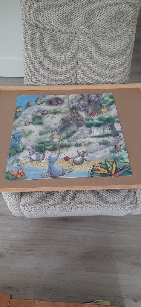 Puzzel met 80 originele stukjes, Ophalen of Verzenden, Minder dan 500 stukjes, Zo goed als nieuw, Legpuzzel