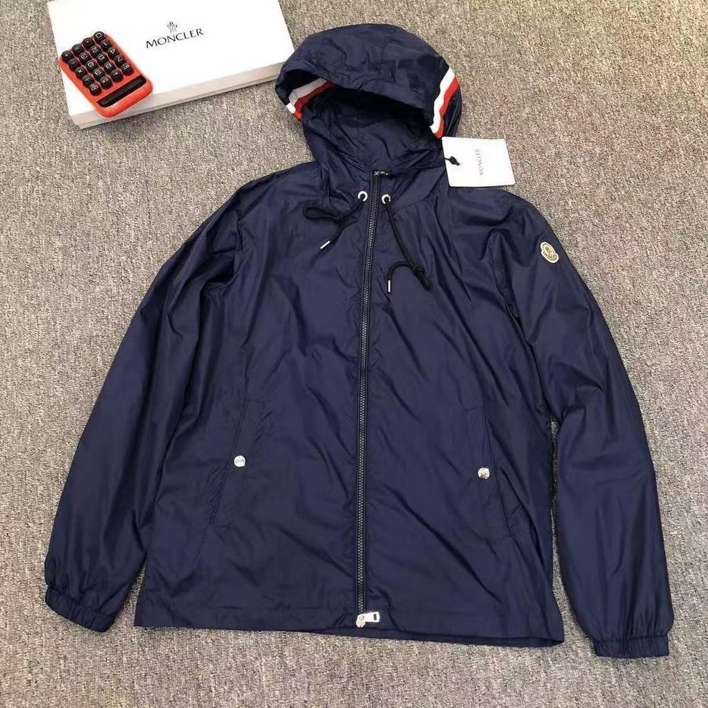 Moncler Windbreaker, Kleding | Heren, Jassen | Winter, Ophalen, Zo goed als nieuw, Zwart