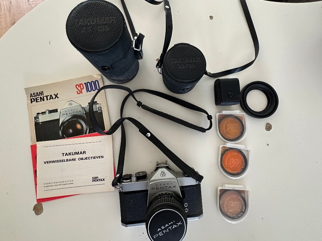 Pentax Asahi SP 1000 - meer foto's (zie andere advertentie), Ophalen of Verzenden, Zo goed als nieuw, Overige typen